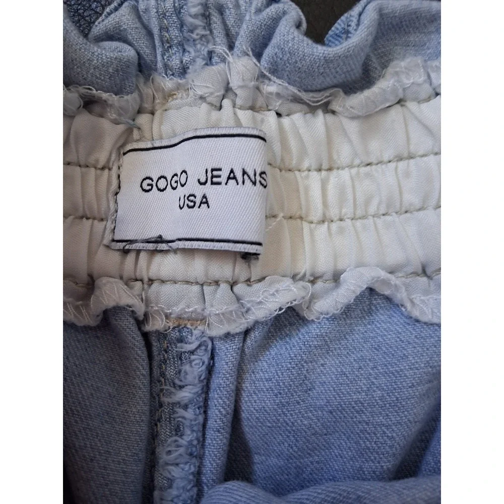 Stranger Things ASO Max Mayfield Paper Bag Mom‎ Jean Shorts Size 20 Light Wash